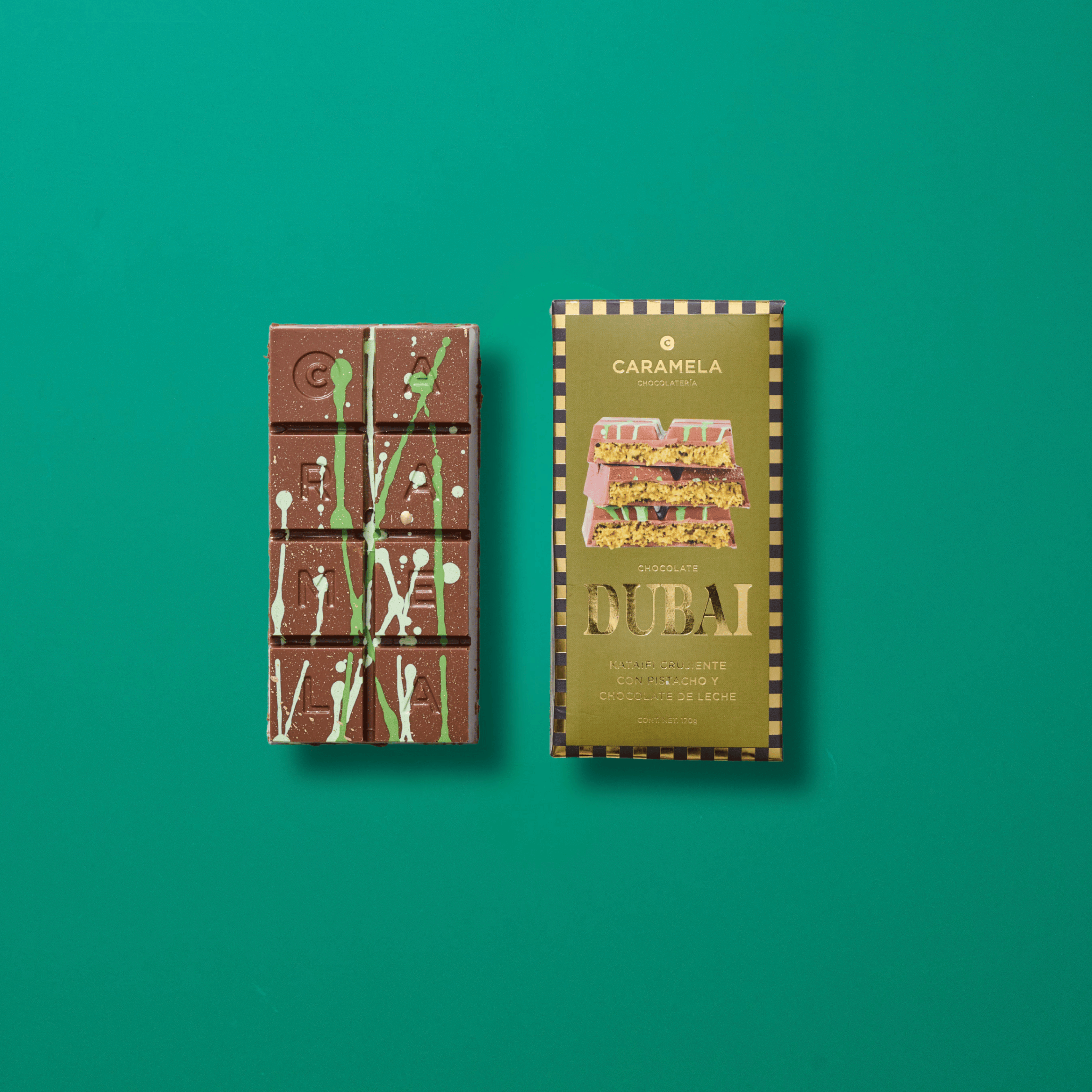 Barra Chocolate Dubai - Caramela®