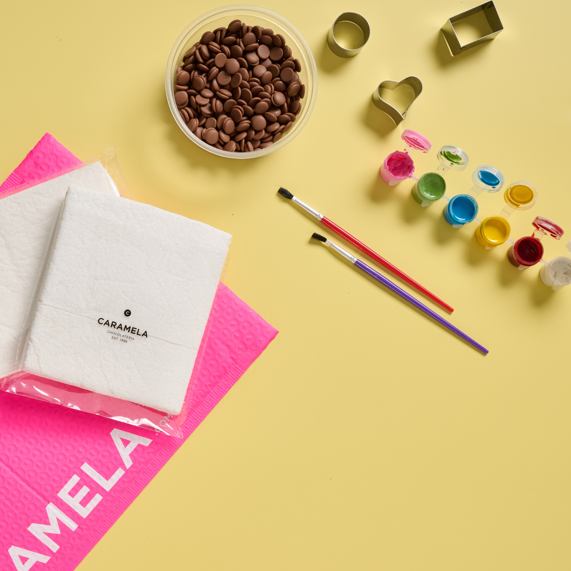 KIT DÍA DEL NIÑO - Bombones y acuarelas comestibles