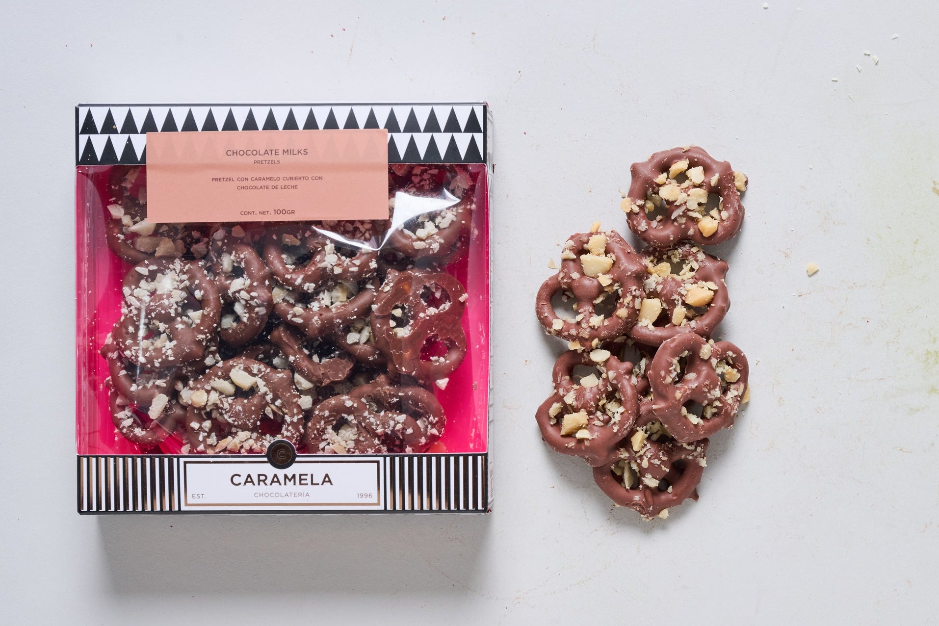 Chocolate Milks - Pretzels Cubiertos Caramela®
