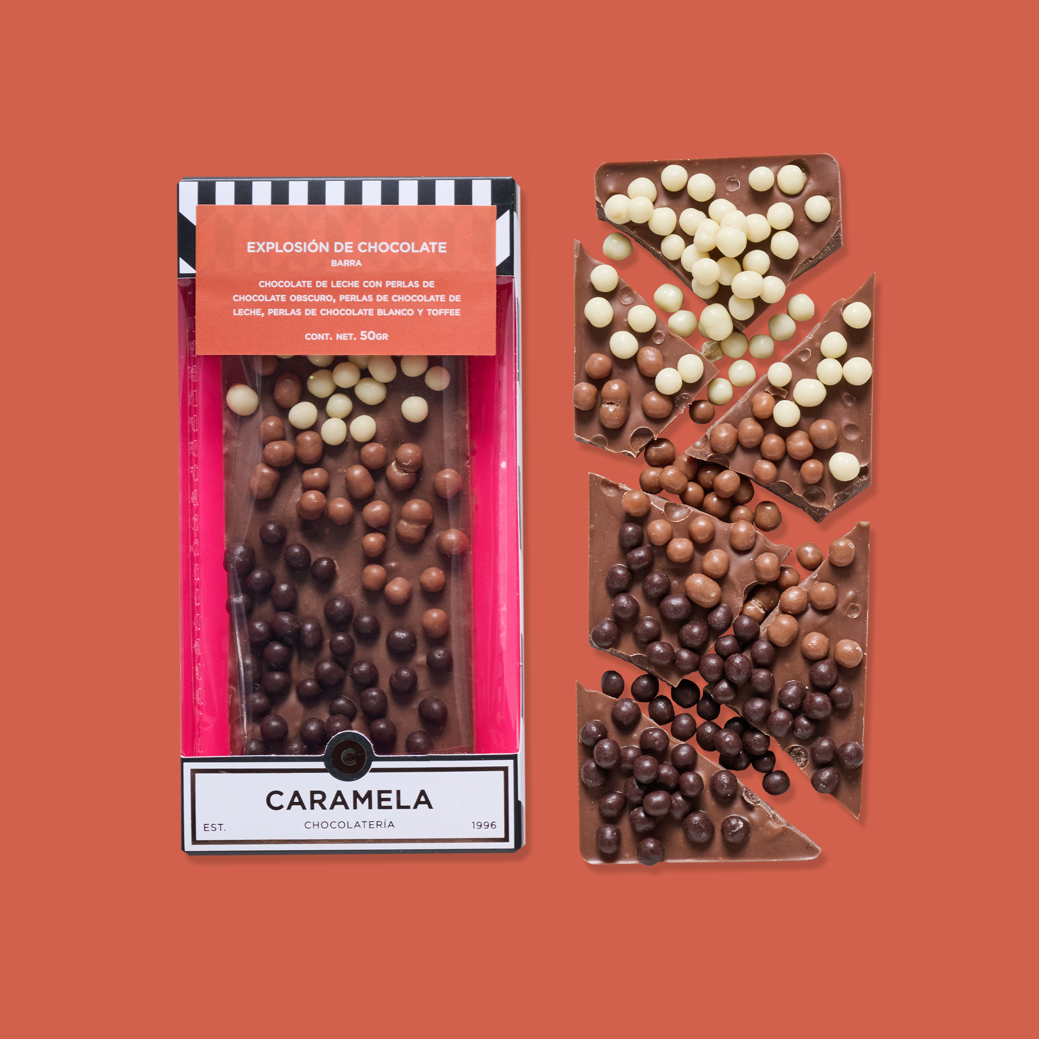 Explosión de Chocolate - Barra Caramela®