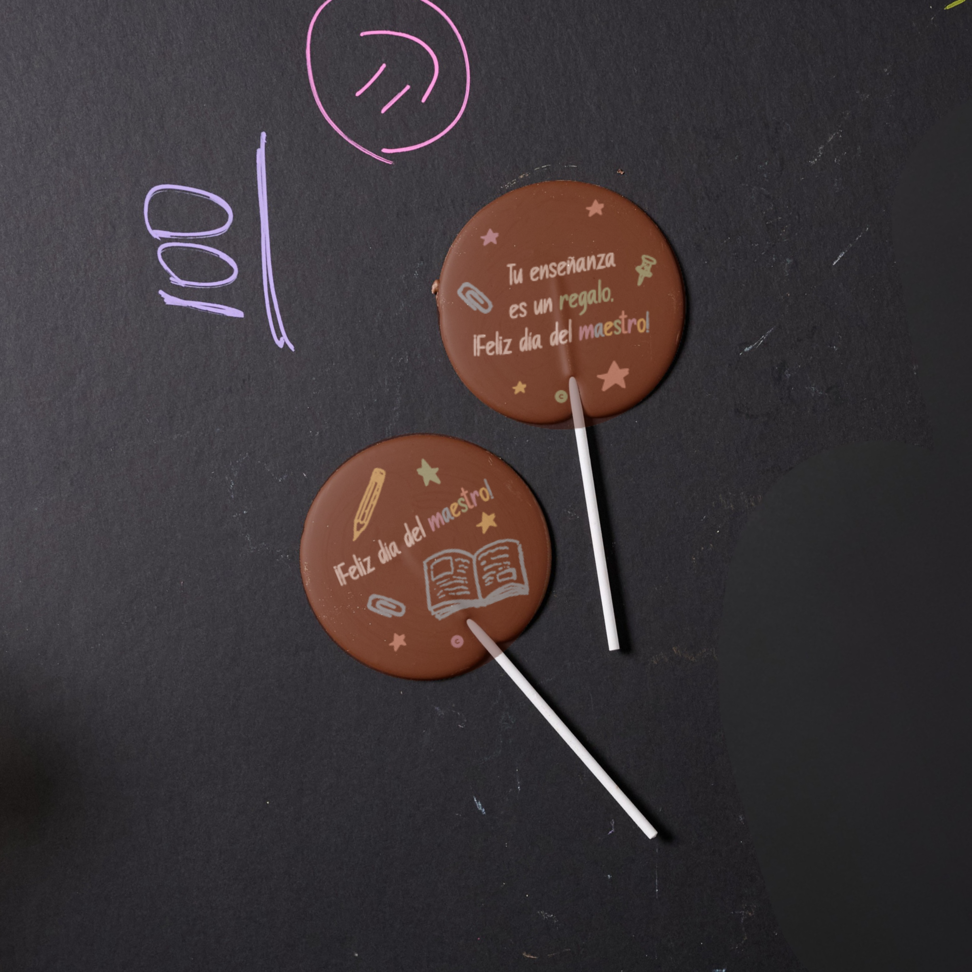 Paleta de Chocolate - Día del Maestro