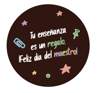 Paleta de Chocolate - Día del Maestro